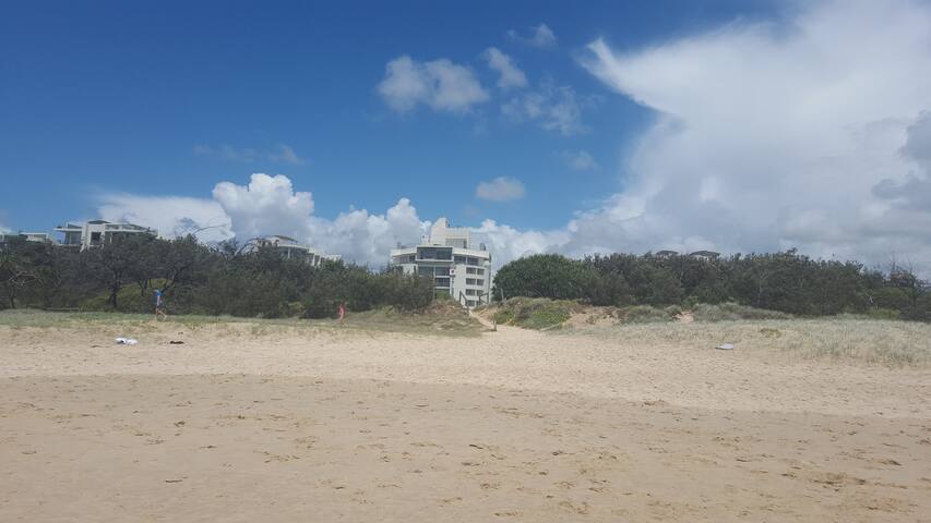 Absolutely beach front location..