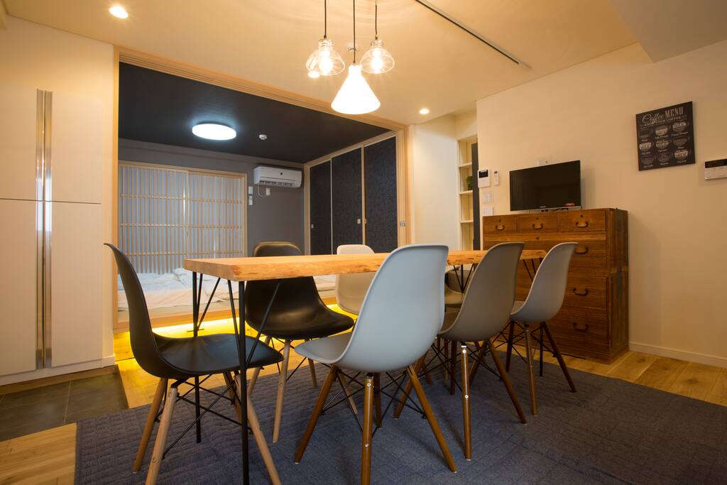 Welcome to our lovely home! This is the first floor dining room