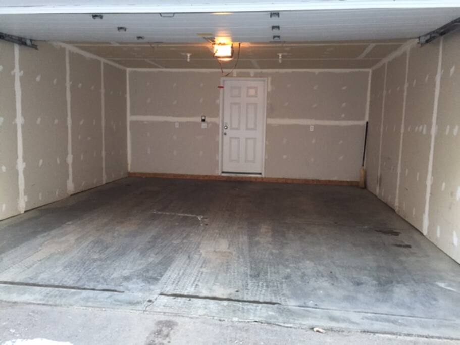 Double attached garage