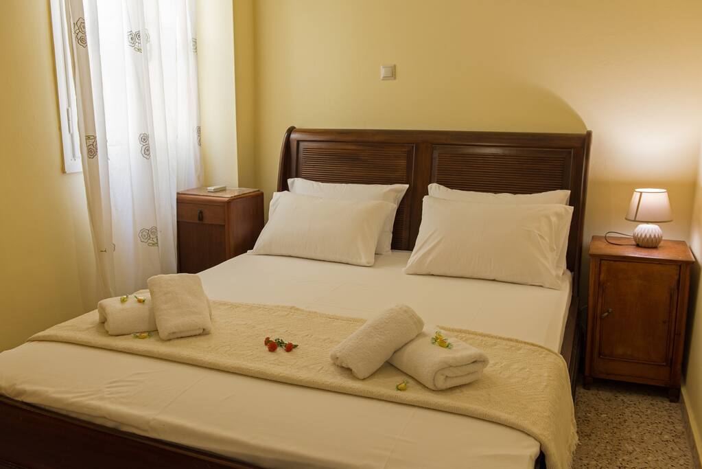 1st bedroom with double bed