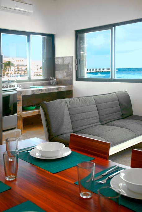 Sala comedor con cocina A/C