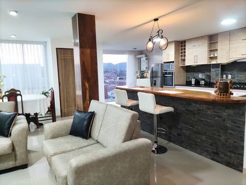 Nice, spacious and comfortable apartment with garage.