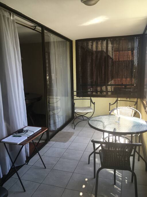 Big and comfortable terrace you can use it at any season