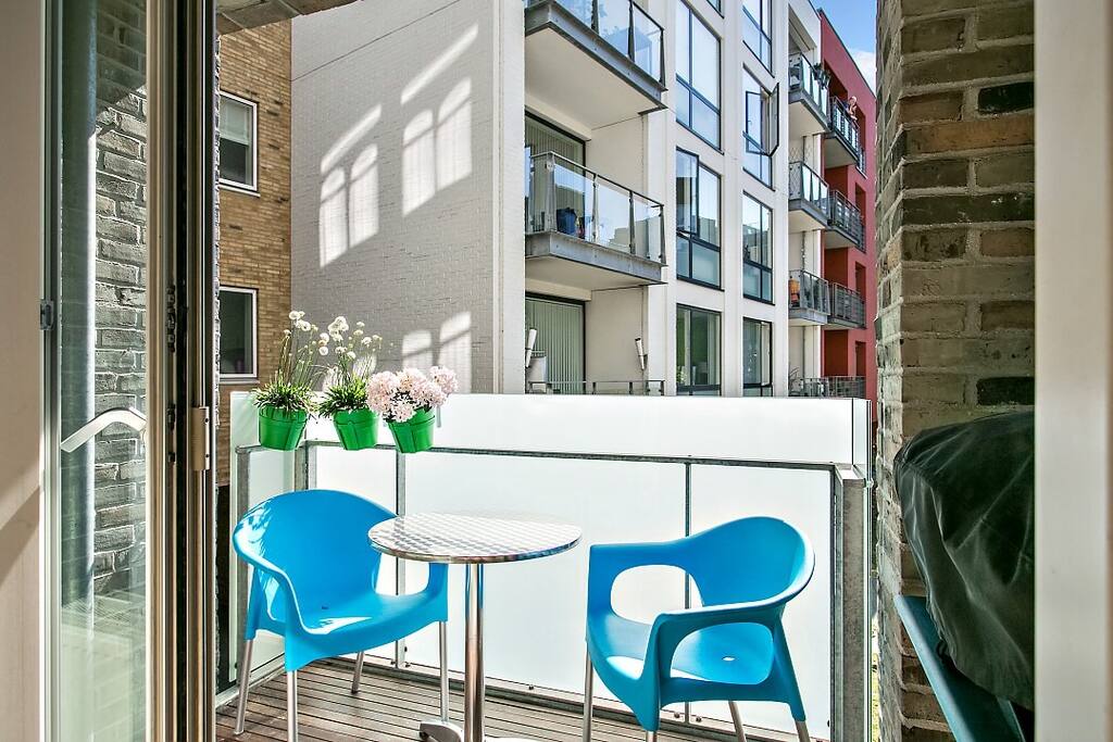 Balcony with BBQ