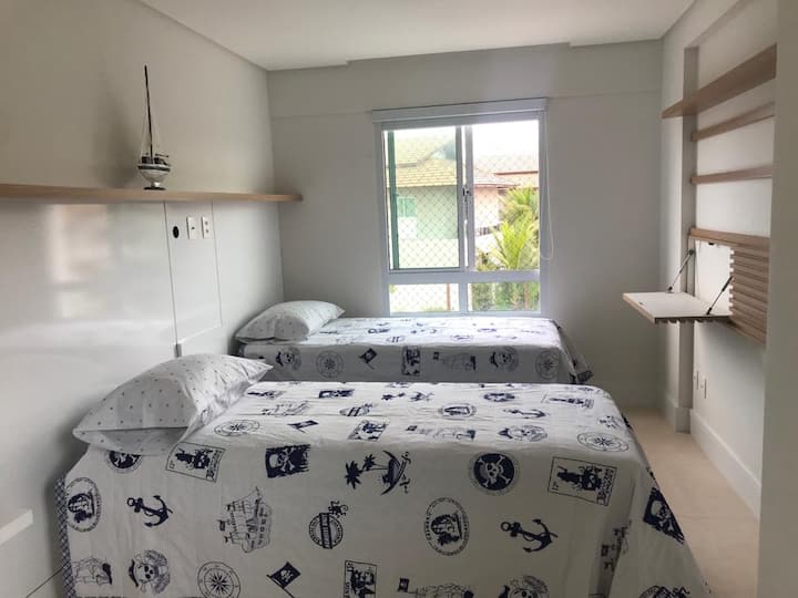 Suite : deux lits et un lit double