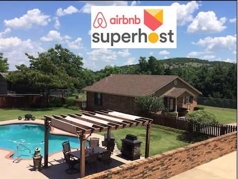 Home with (Pool; Open May-Sep) near Post &  Refuge
