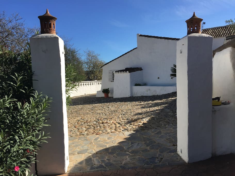 Entrance to the house