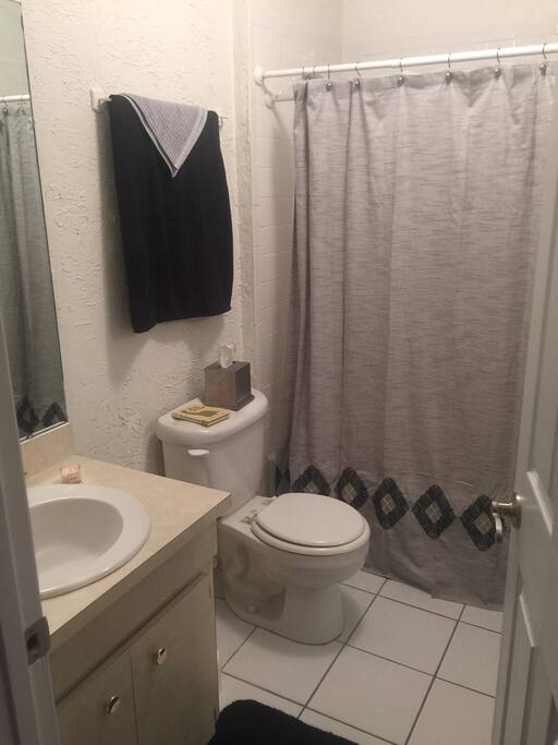Guest's own bathroom