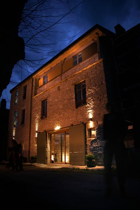 Façade des chambres de Claudette côté serein