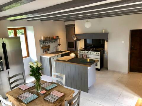 Modern Farmhouse with Garden Retreat, Haute-Vienne