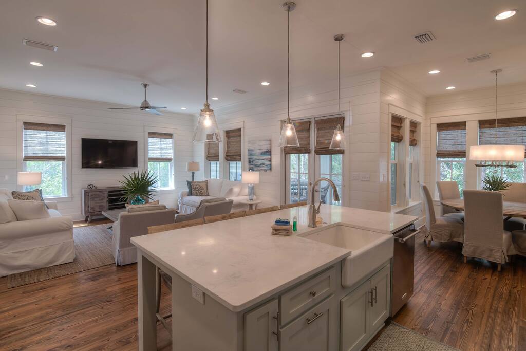 open floor plan living area