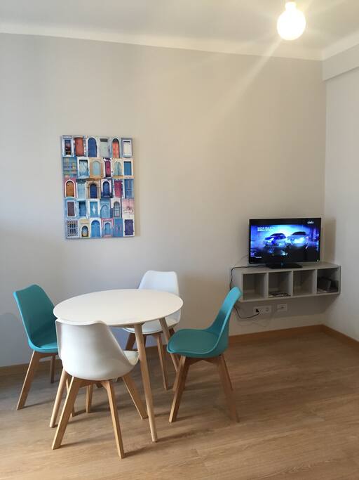 Living room with TV