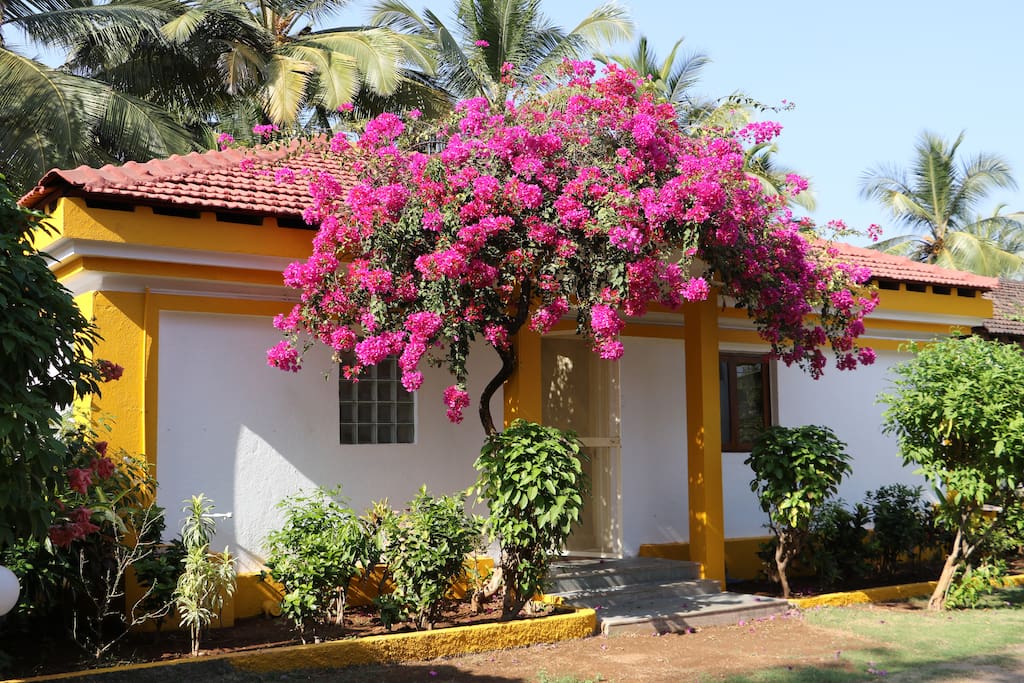 Villa front entrance