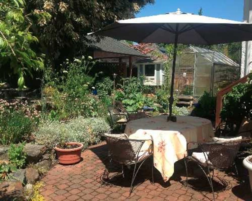 Garden area