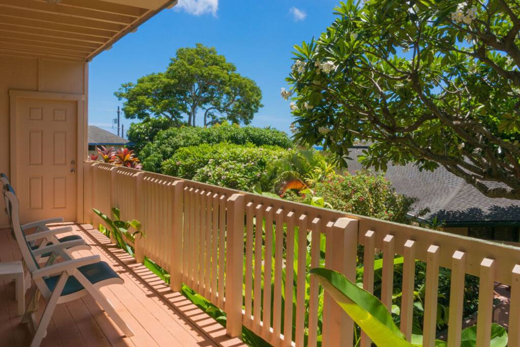spacious deck