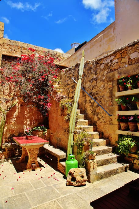 Courtyard and stairs