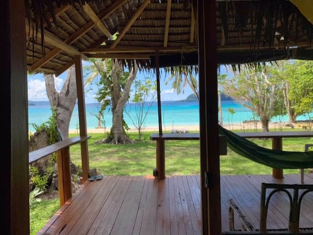 Absolute beach front bungalows