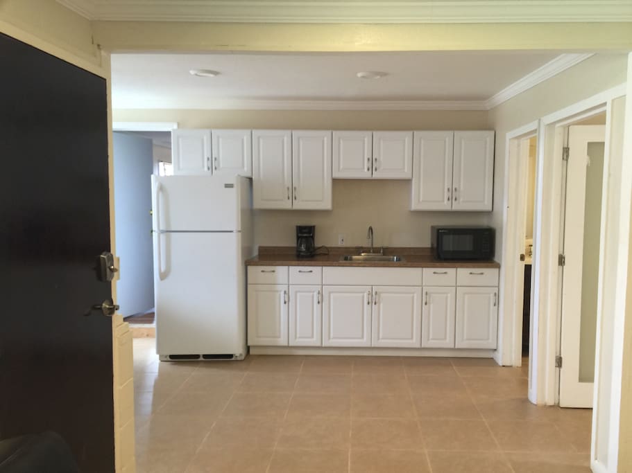 Kitchen/currently no stove.
