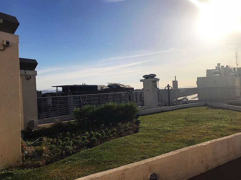 Rooftop for jogging, reading and exercises // Azotea para trotar, leer y hacer ejercicios