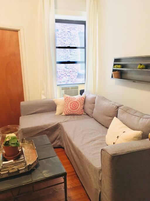 Comfortable, inviting living room where you can relax