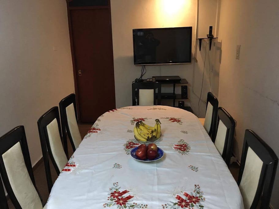Foto del comedor, espacioso y para compartir el desayuno, almuerzo y cena