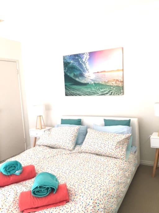 Second bedroom with Queen bed