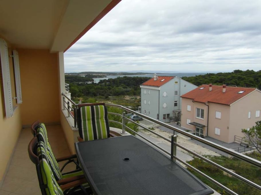 Sea-view balcony
