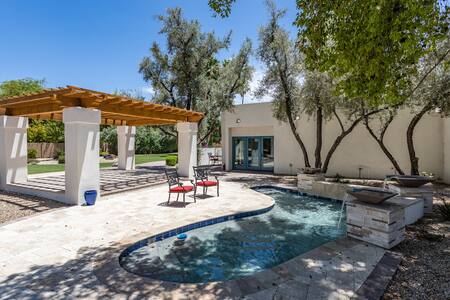 Private guesthouse on luxury estate.