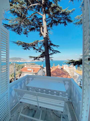 Deniz Manzaralı Huzurlu Köşk Dairesi