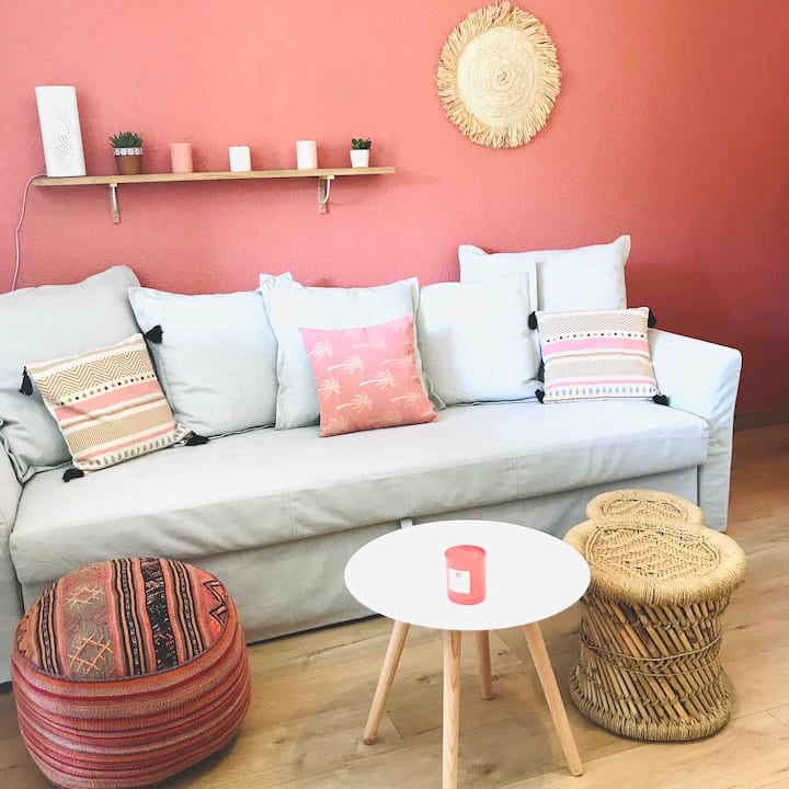 Studio Climatisé Rez De Jardin Plage De Beaucours - Sanary-sur-Mer
