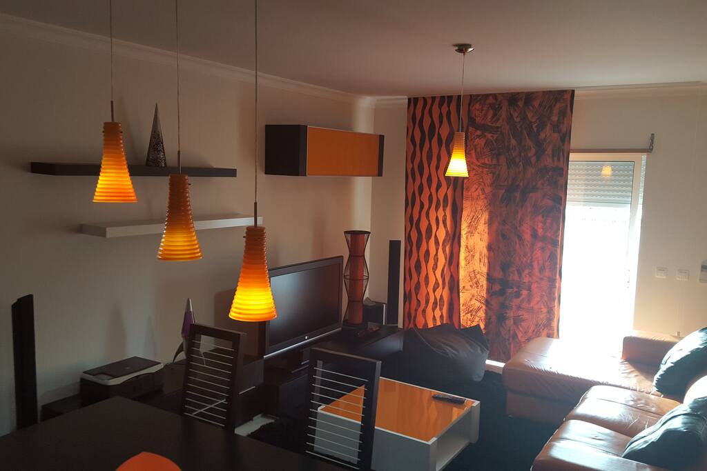 Living Room with modern decoration