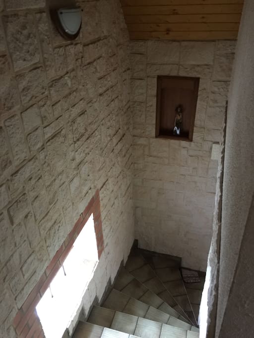 Le couloir vous emmenant à votre chambre.