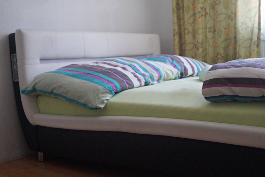Comfortable bed where you can relax well after long day