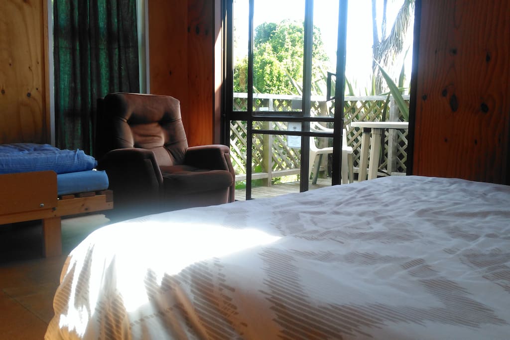 Room with double & single bed