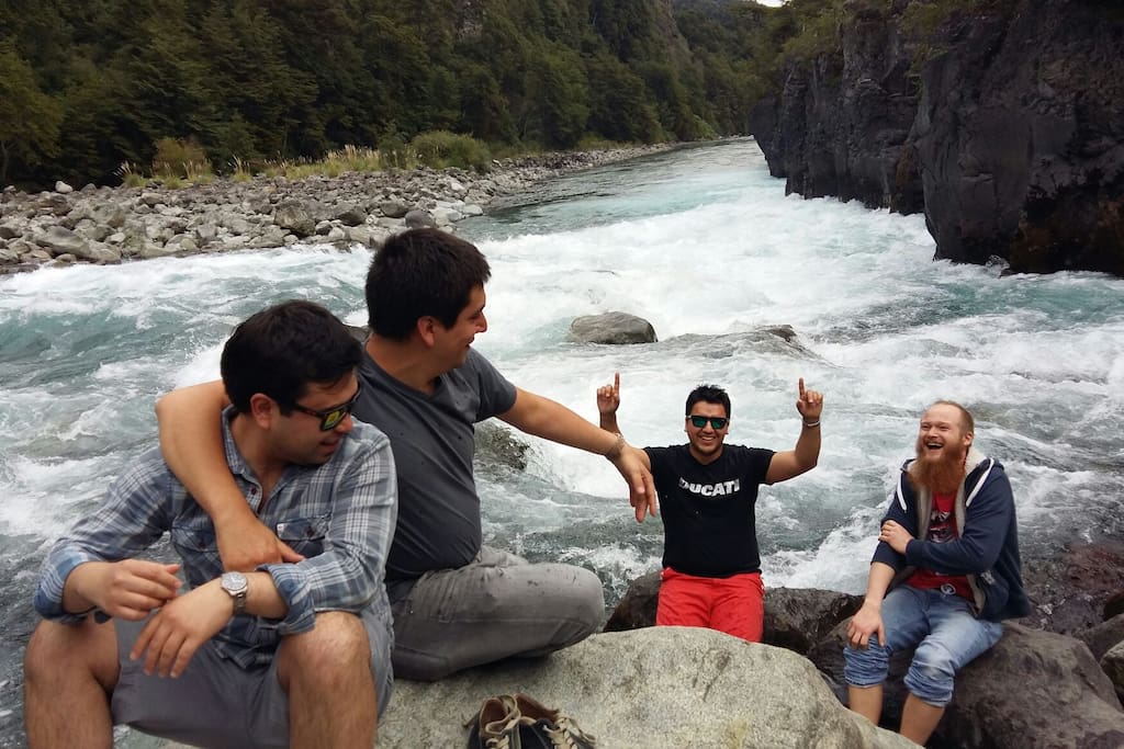 Enjoying a trip with Julius (guest) and some friends!