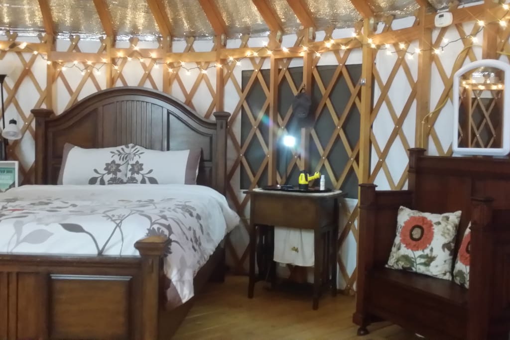 Experience the unique atmosphere of a yurt as you enjoy all that Paradise Valley has to offer.