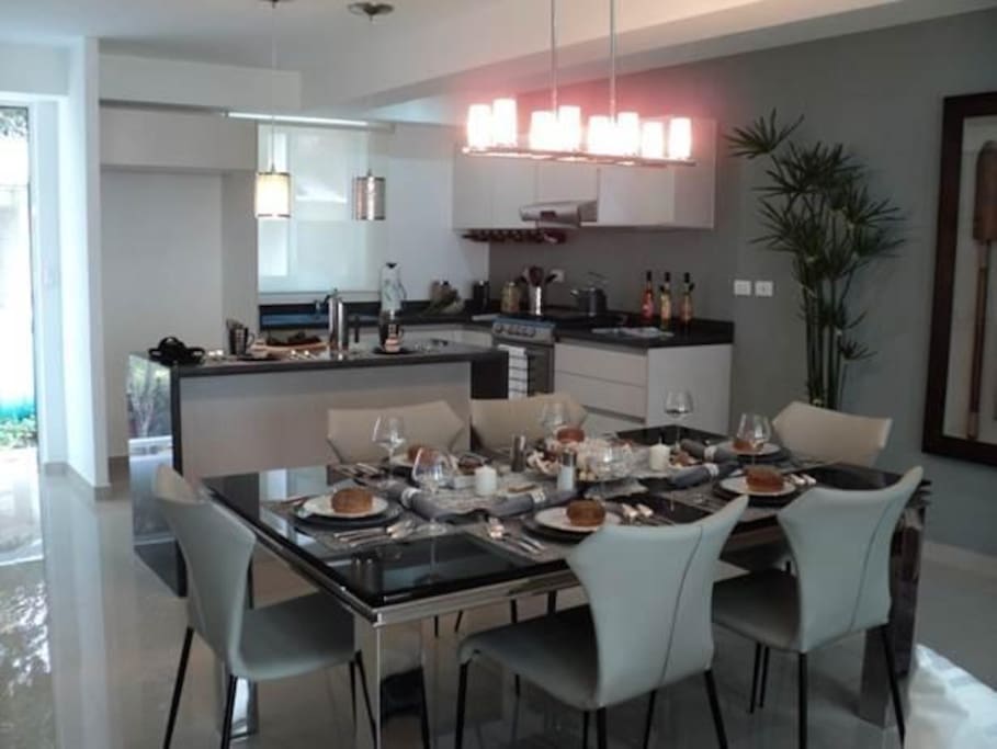 Dining Room and Kitchen