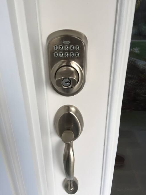 Digital keyed entry so no need to wait and meet someone if you arrive late.