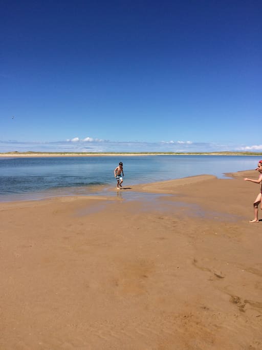 clam digging nearby