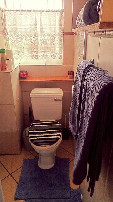 bathroom with essentials