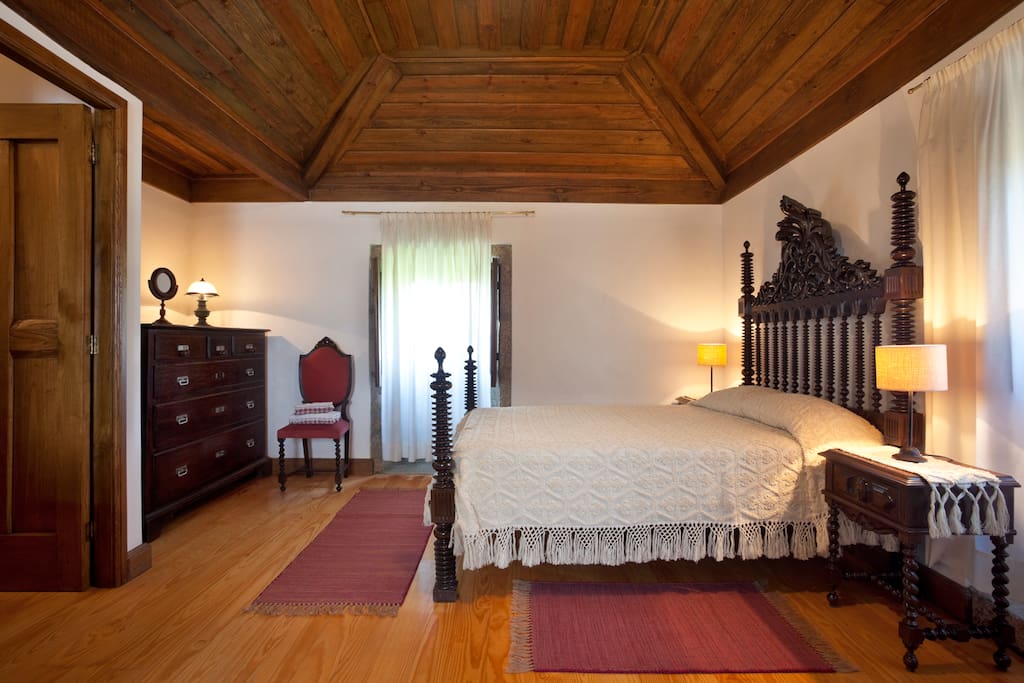 The master bedroom of Suite #1.