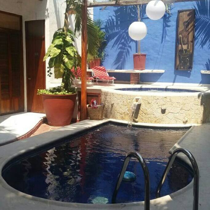 Para tomar sol en la piscina