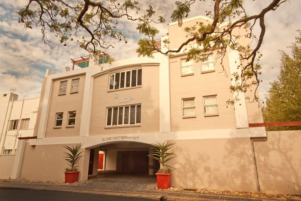 Front of the building