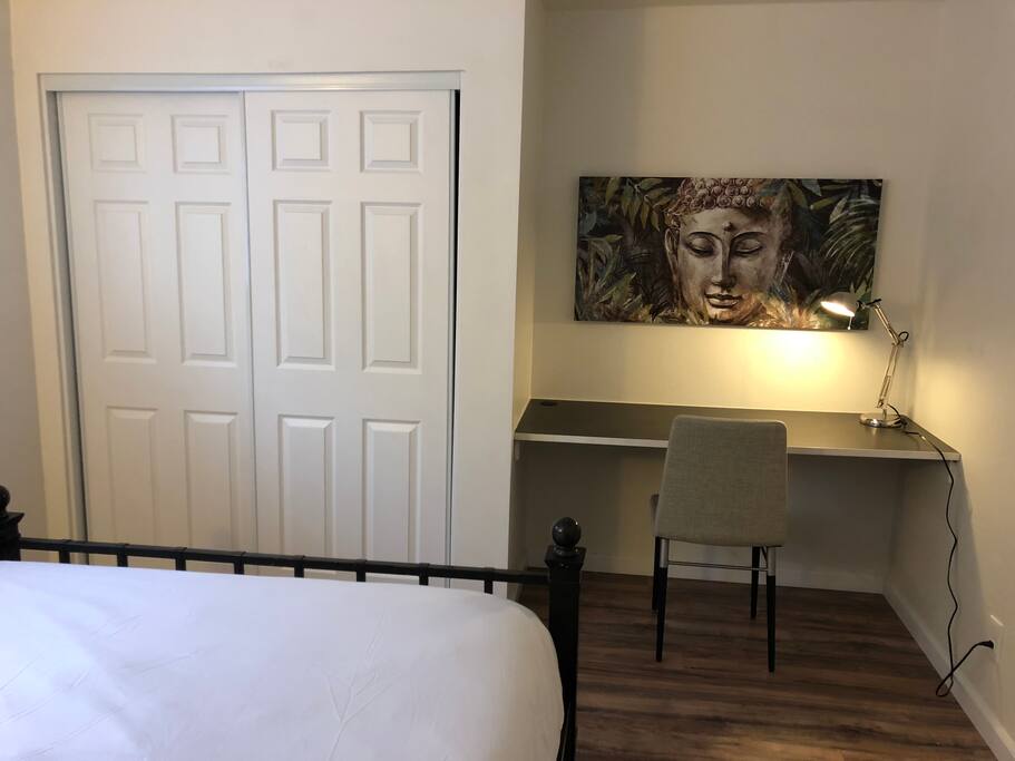 Closet and table