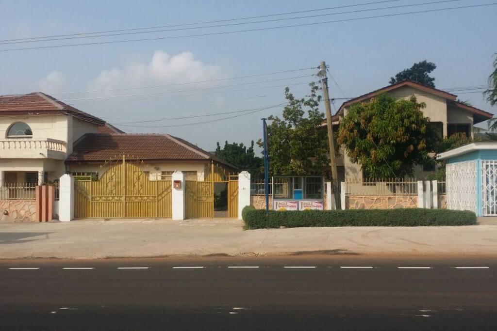 Front view of complex