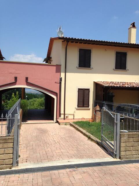 Villa on the Tuscan hills