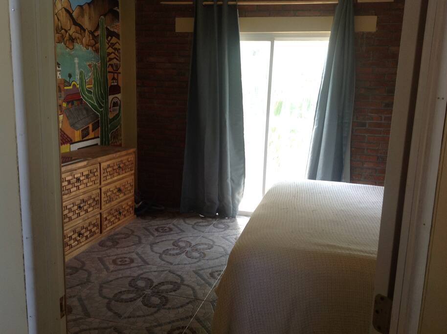 Master room upstairs/ private entrance