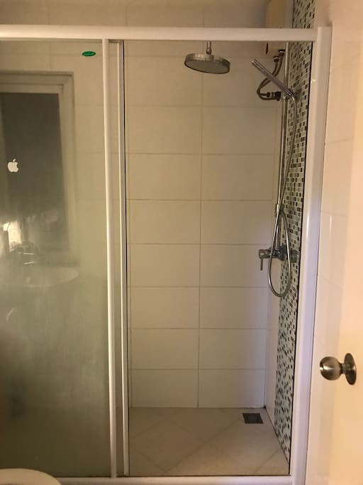 The shower closet