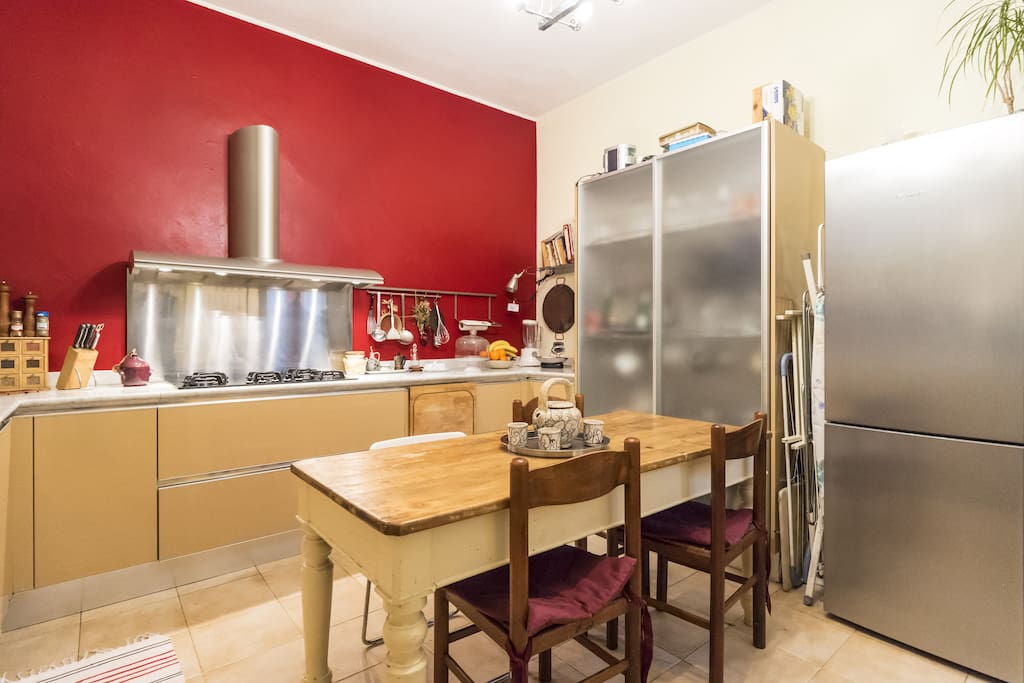 well equipped kitchen