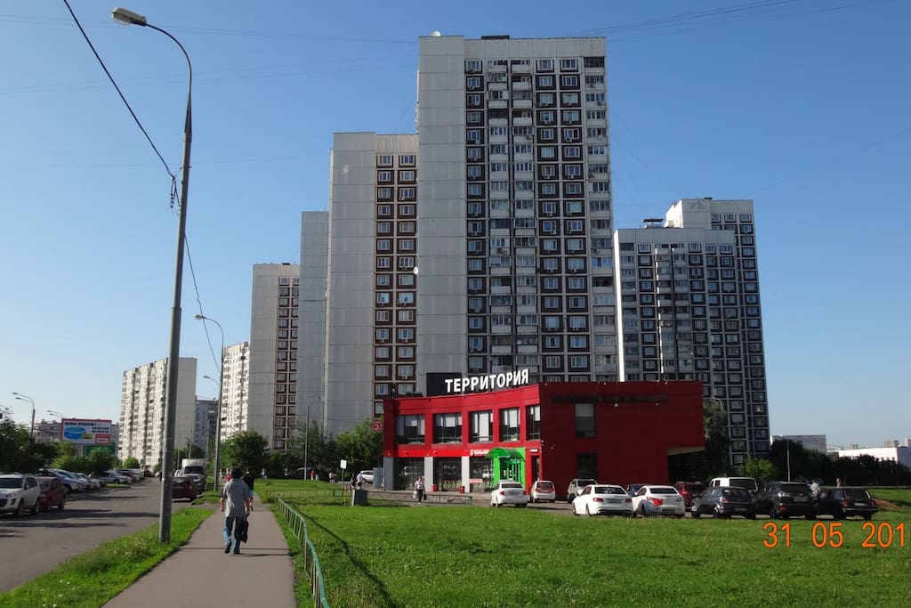 Really close to Spartak Stadium, 5 min by the taxi